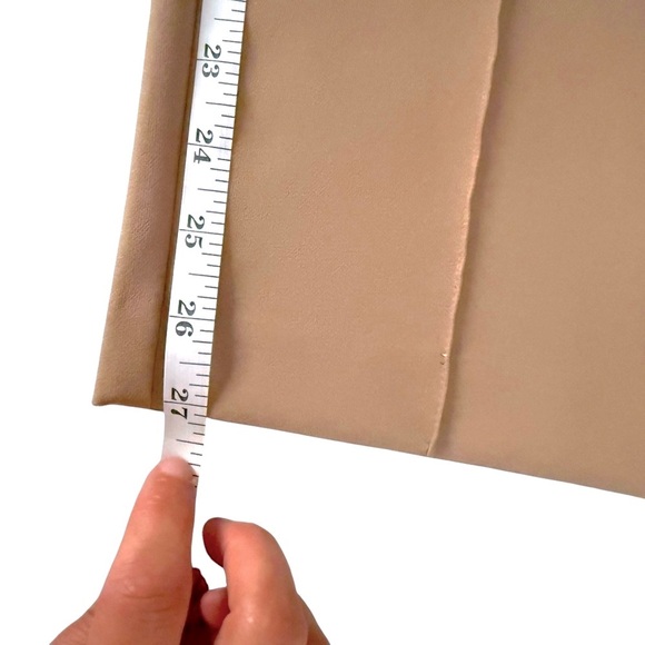 Rachel Zoe Ponte Knit Pull-On Pants Size 6 Camel Tan 27” Inseam - Picture 4 of 6